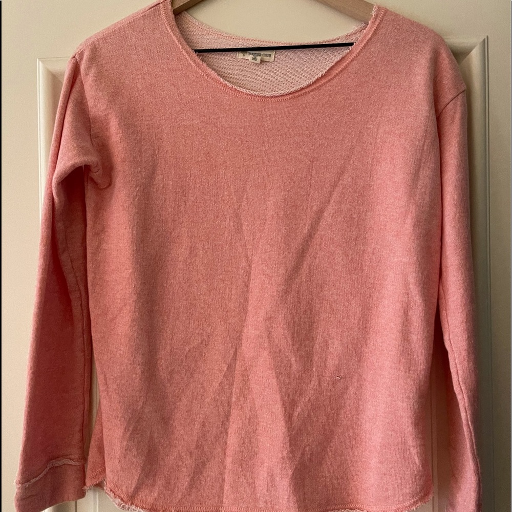 coral crew neck
